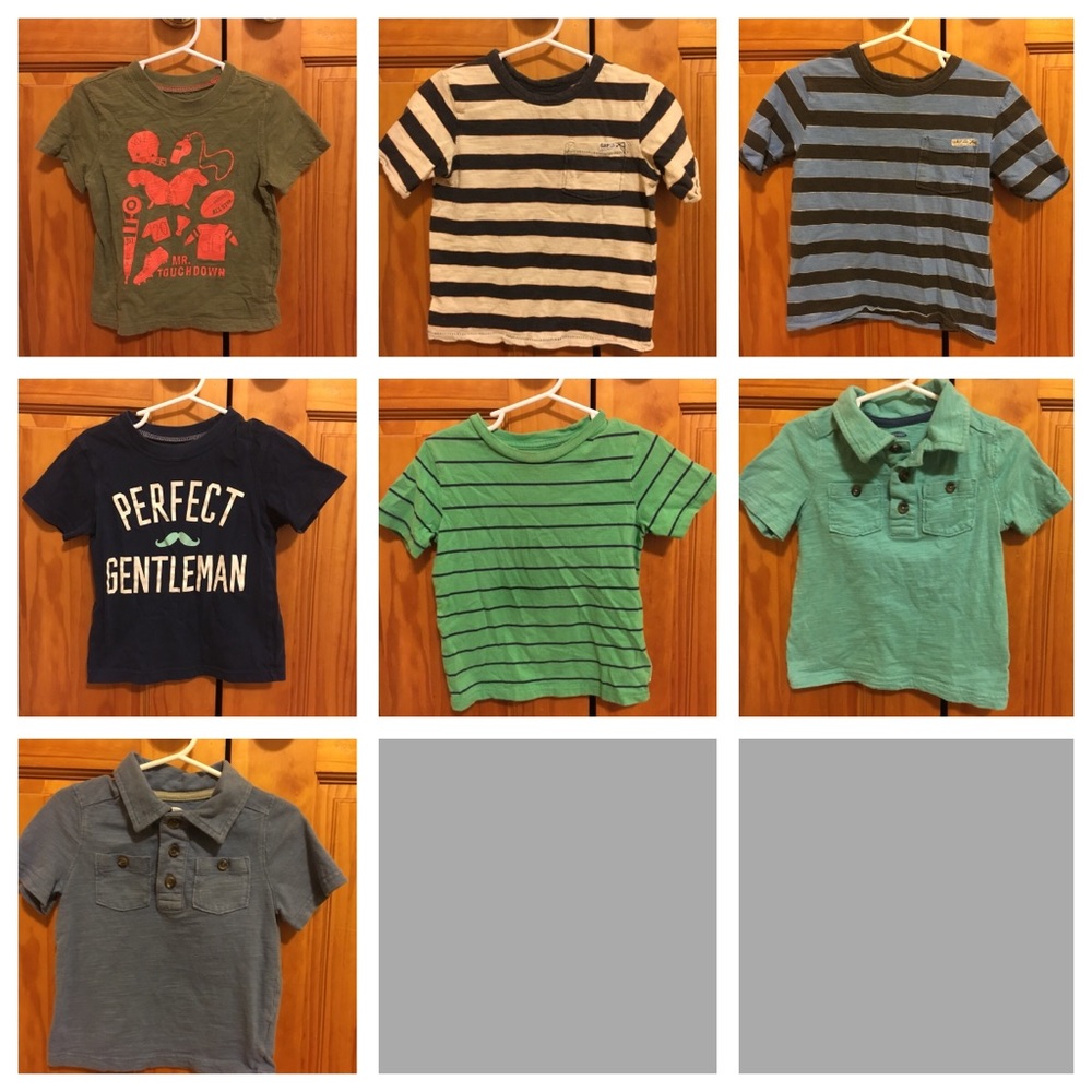Lot of boys 2T tops